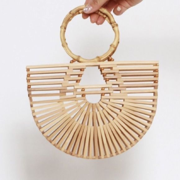 🔥Bamboo Handle Bag  - Picture 1 of 6